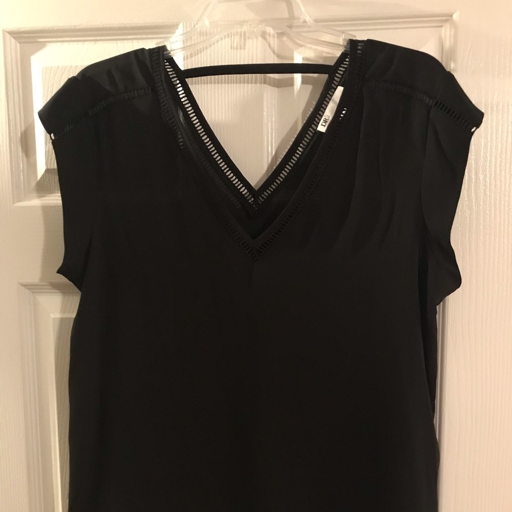 Black Silky Blouse